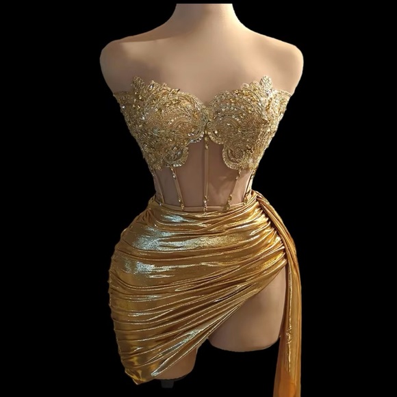 Gold 2 piece set - Picture 1 of 4